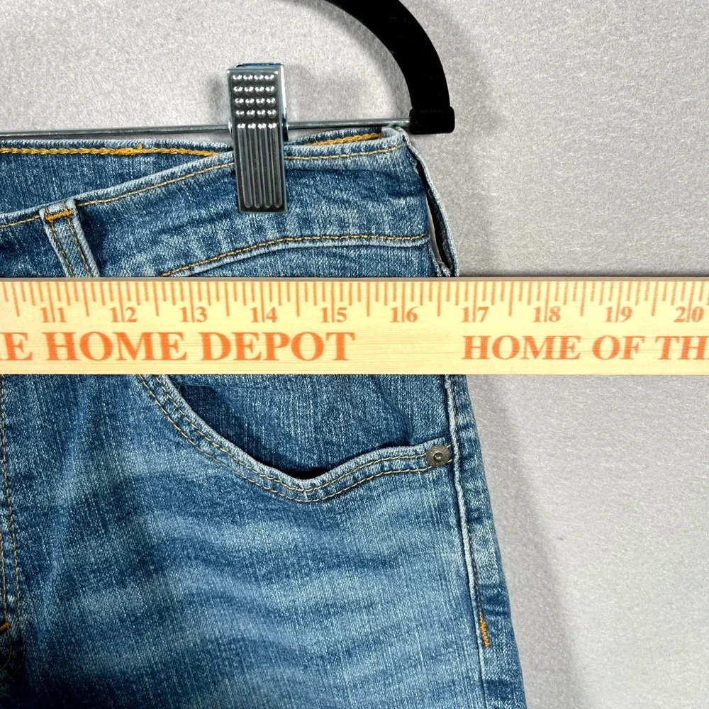 Signature‎ Levi's Bootcut Jeans Womens 33 Blue Denim Cotton Stretch Streetwear